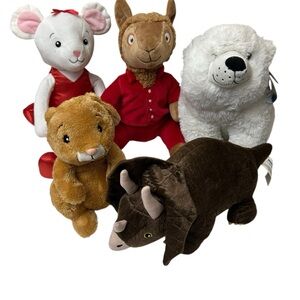 Kohl's Cares White Polar Bear Bunny Angelina Mouse Plush Stuffed Animal Lot